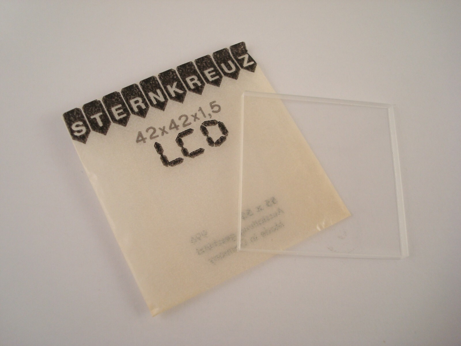 Watch Crystal / Acrylic Blanks – Sternkreuz ‘LCD’ – Make Your Own Watch Crystals