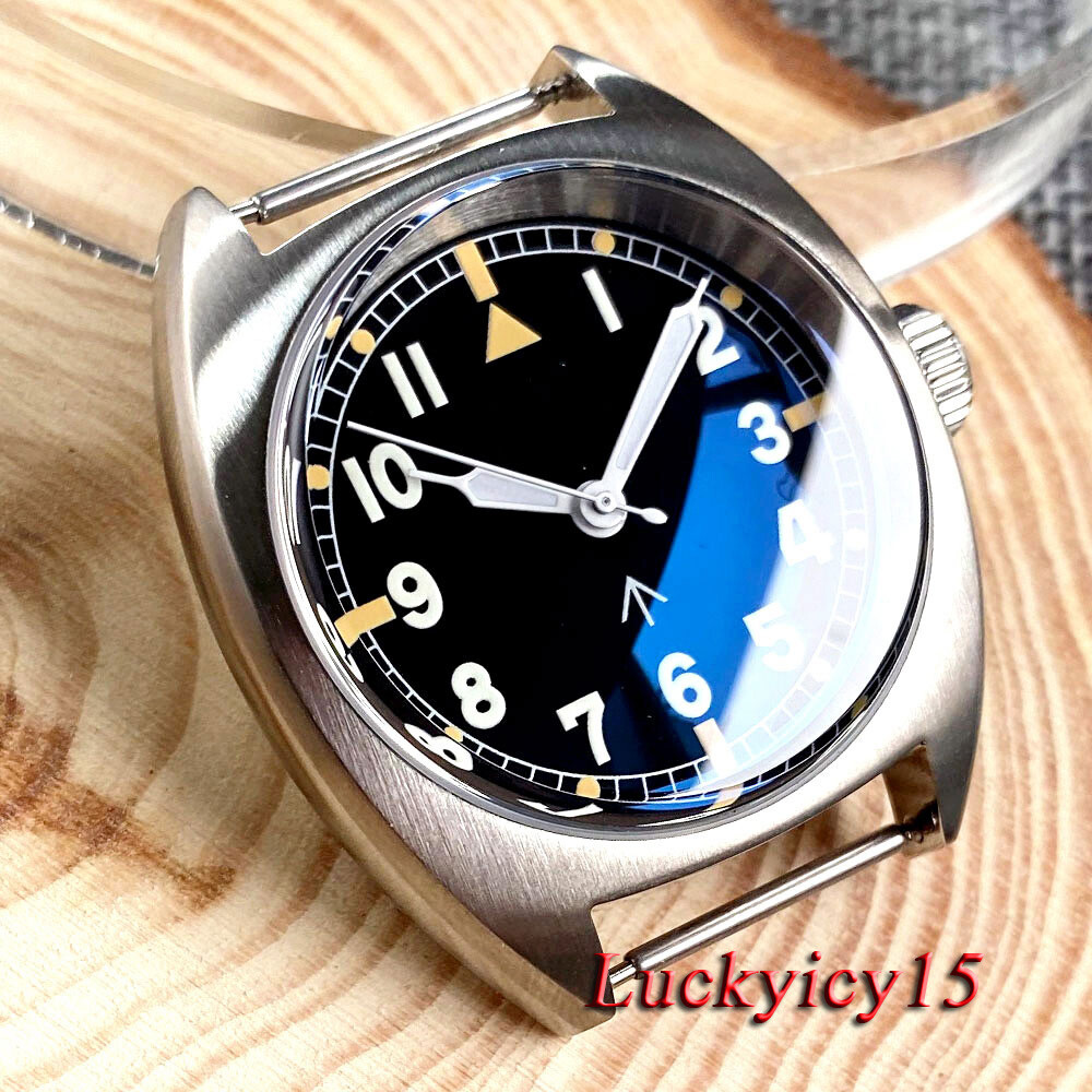 36mm Brushed Double Dome AR Sapphire Crystals 200M Waterproof Diver Watch Case