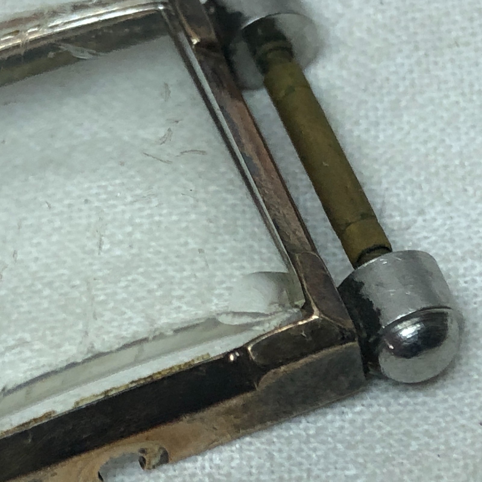 Vintage 1930-40’s Louis Watch Company 10k R Gold Plate For Parts or Repair