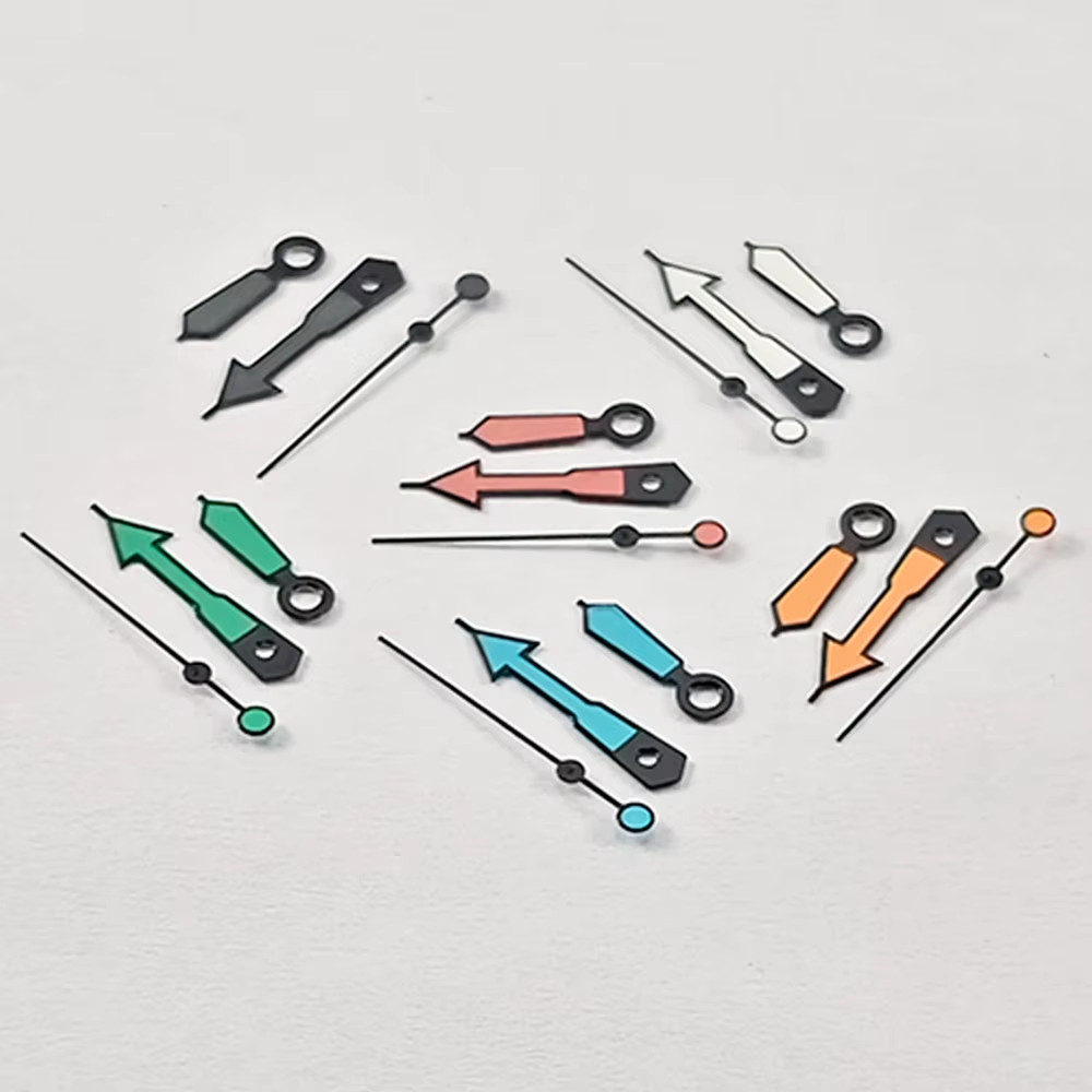 NH35 Watch Hands 8.5*12*12.5Mm NH34 NH35A NH36 7S36 4R36 Black Border Pointers G
