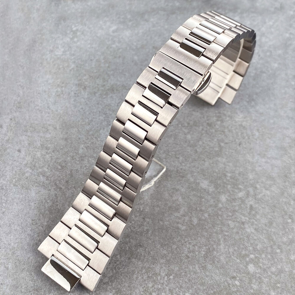 40mm Stainless Steel Square Watch Case 10ATM Dive Case Fit NH35 NH36 Rubber Band