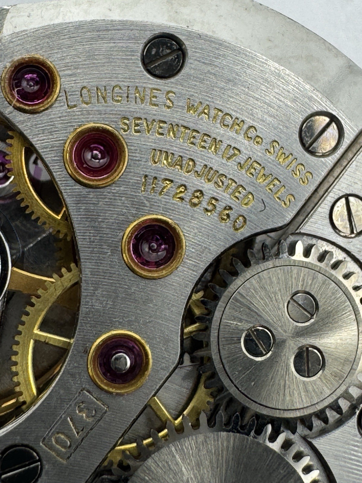 Vintage Longines Cal 370 Watch Partial Movement – Runs