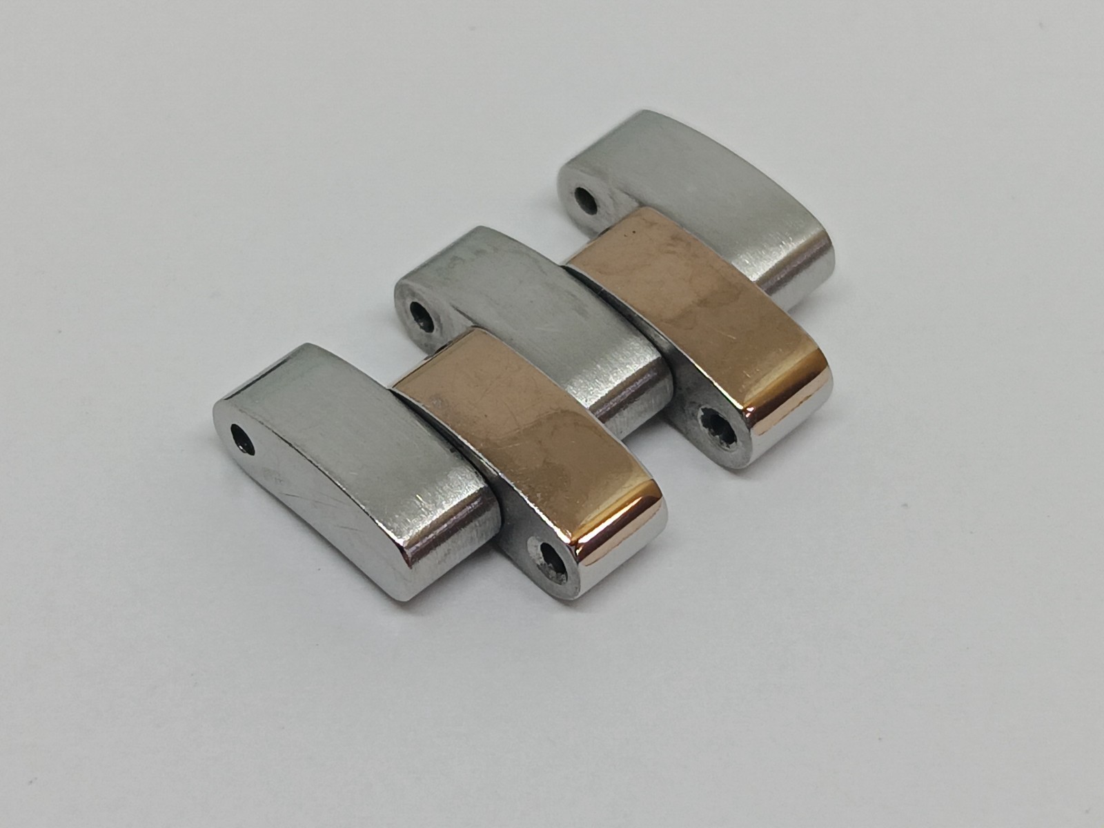 Genuine Citizen AT9034-XXX Rose Gold / Silver tone Stainless Steel 20mm LINK