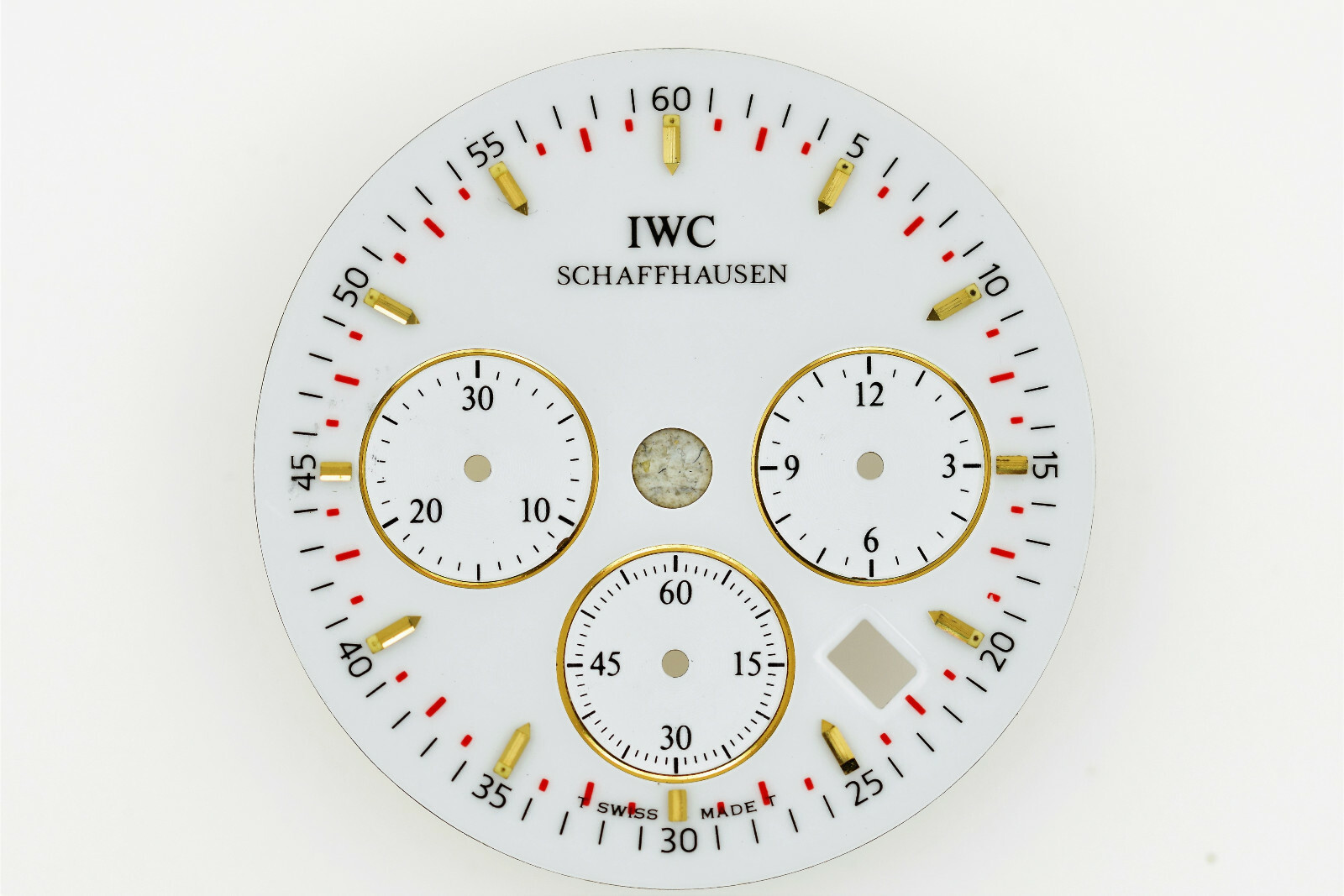 IWC Ingenieur Chronograph White Watch Dial 3805 27.4mm Swiss T (SO14)