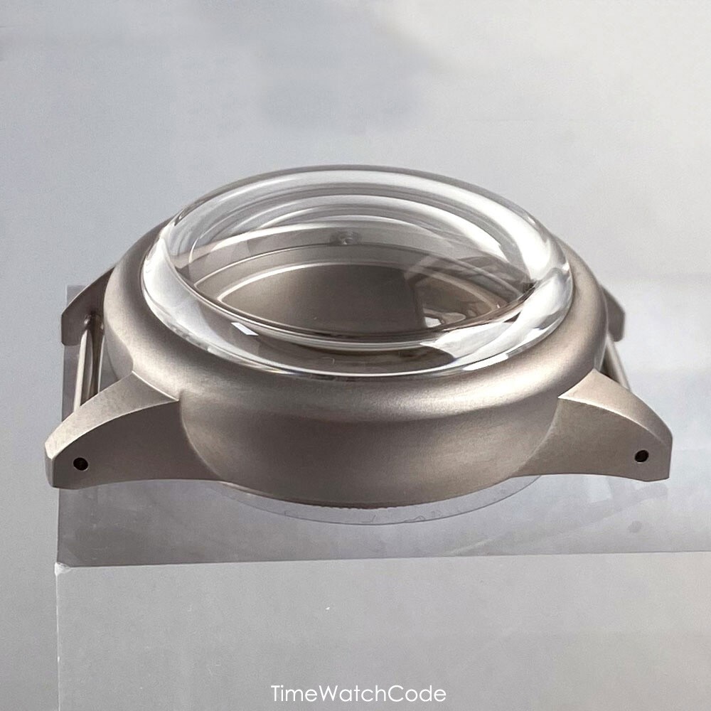 NH35 Watch Case 36mm 316L Steel Sandblast Case for NH36/38 4R35 Bubble Sapphire