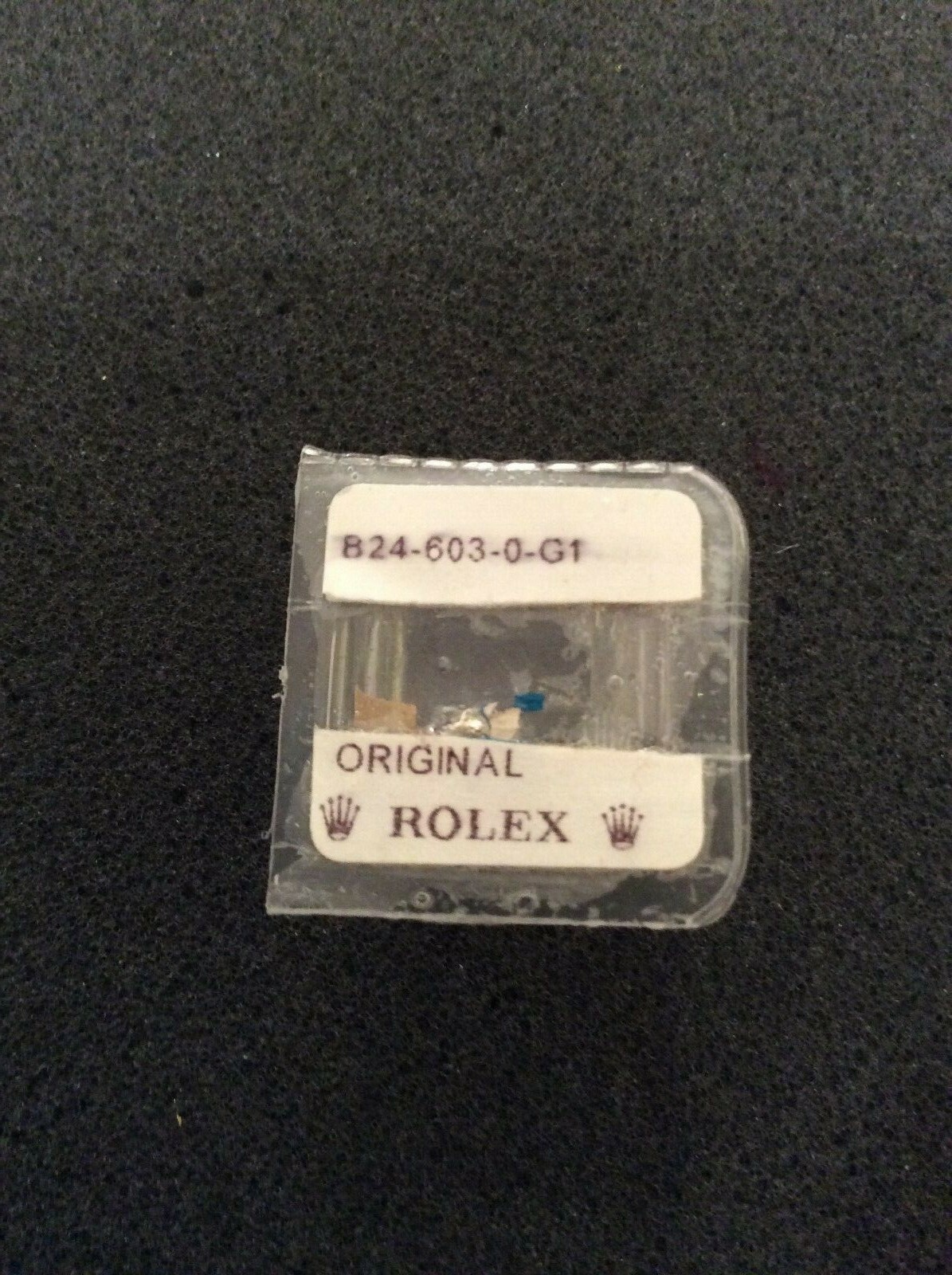 Rolex Crown B24-603-0-G1 Twinlock Monobloc 6mm NEW GENUINE IN SEALED PACK