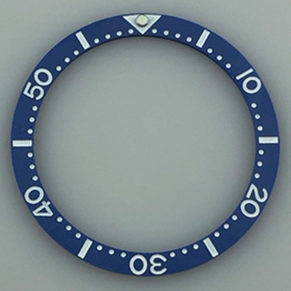 38mm*31.5mm Ceramic/Stainless Steel Bezel Green Gray Black Blue Watch Parts