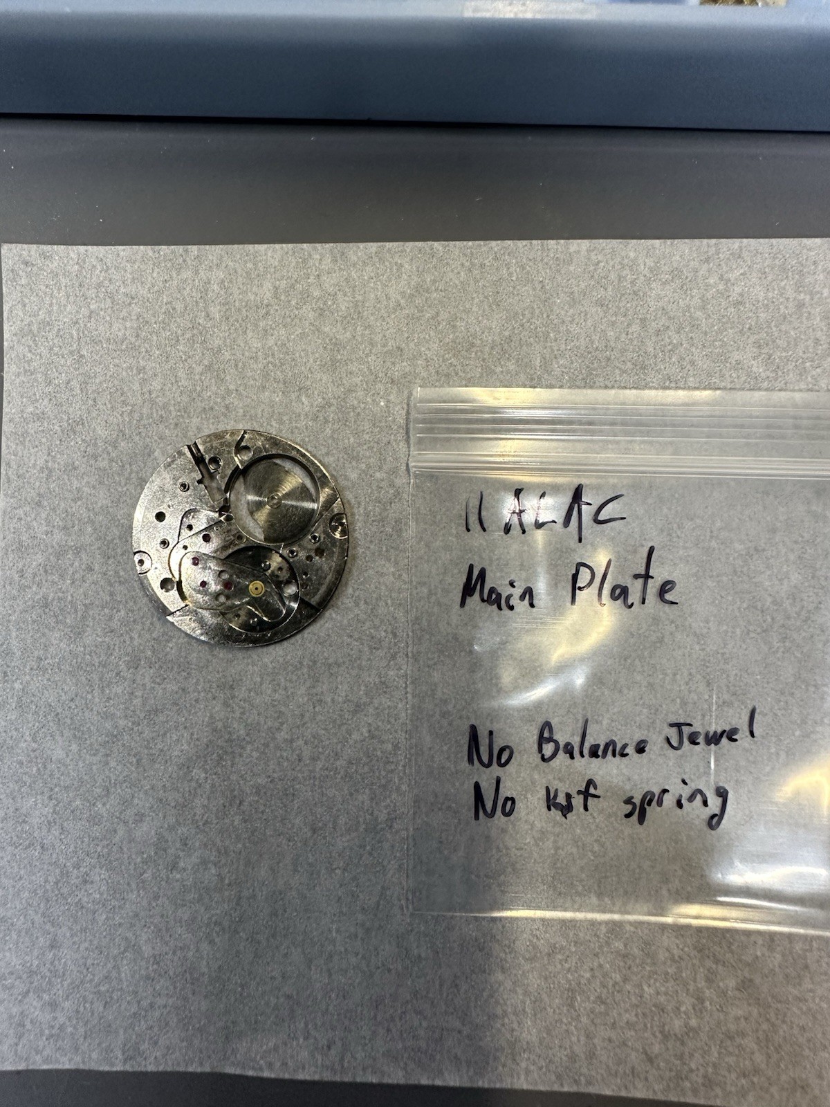 Bulova 11alac Main Plate