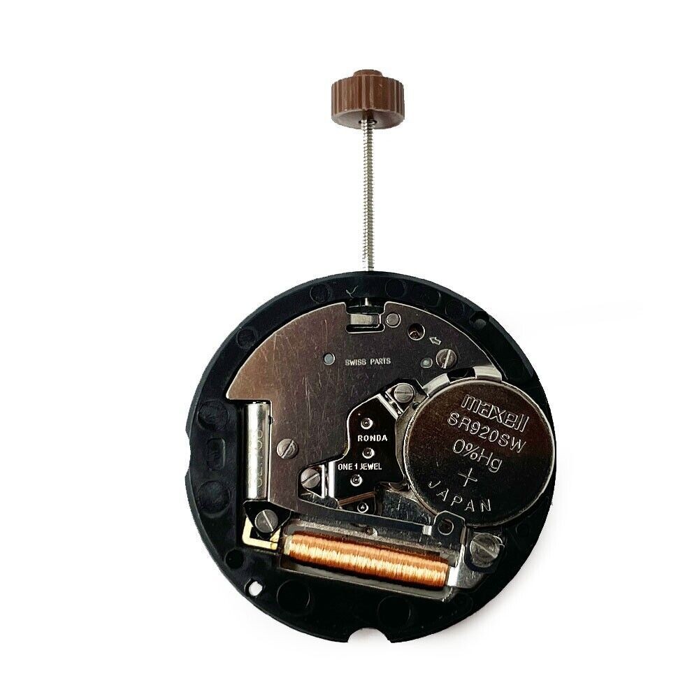For Genuine Ronda 505 Quartz Watch Movement Swiss Parts 3 Hands, Date at 3/6′