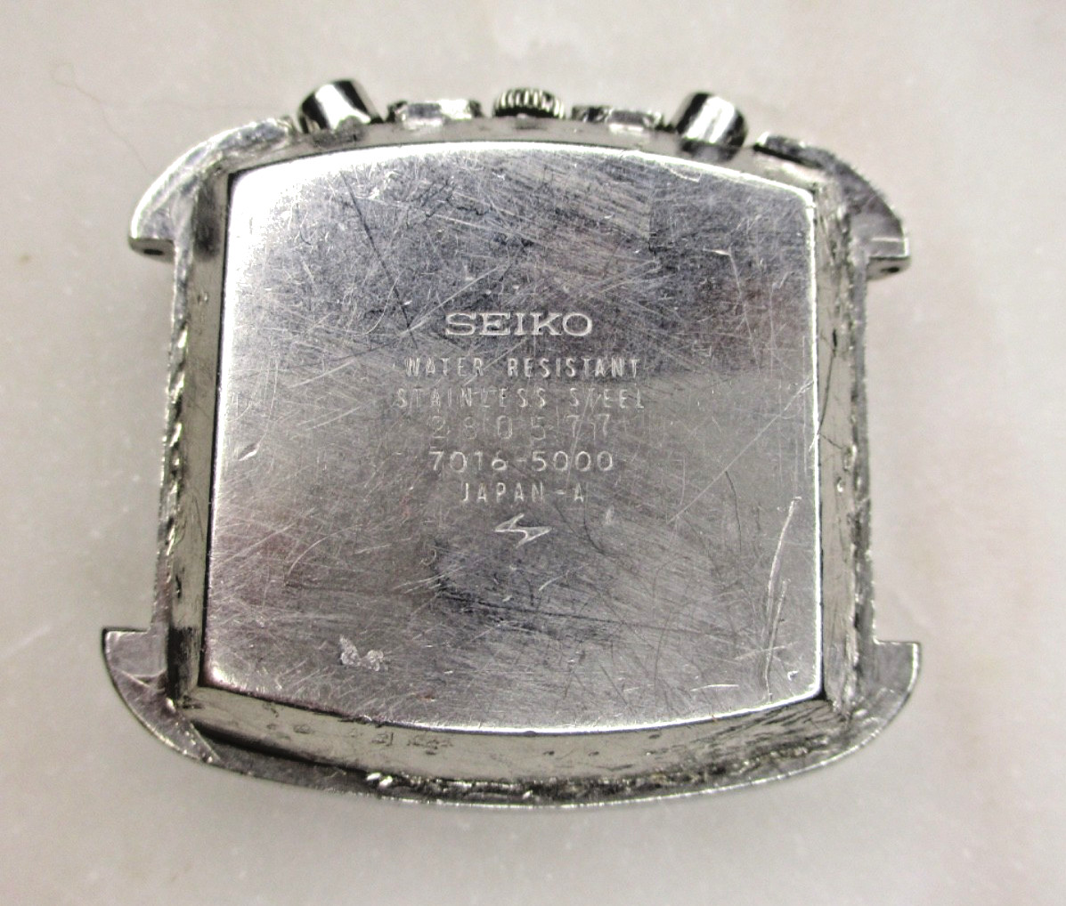 Seiko 7016-5000 Automatic Chronograph CASE Stainless Steel Men’s Watch Monaco