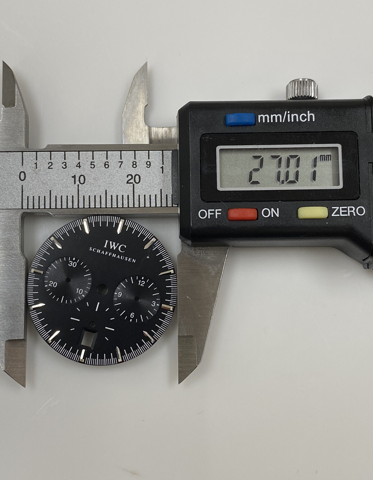 Original IWC GST SCHAFFHAUSEN Chronograph IW372702 Black 27mm Dial