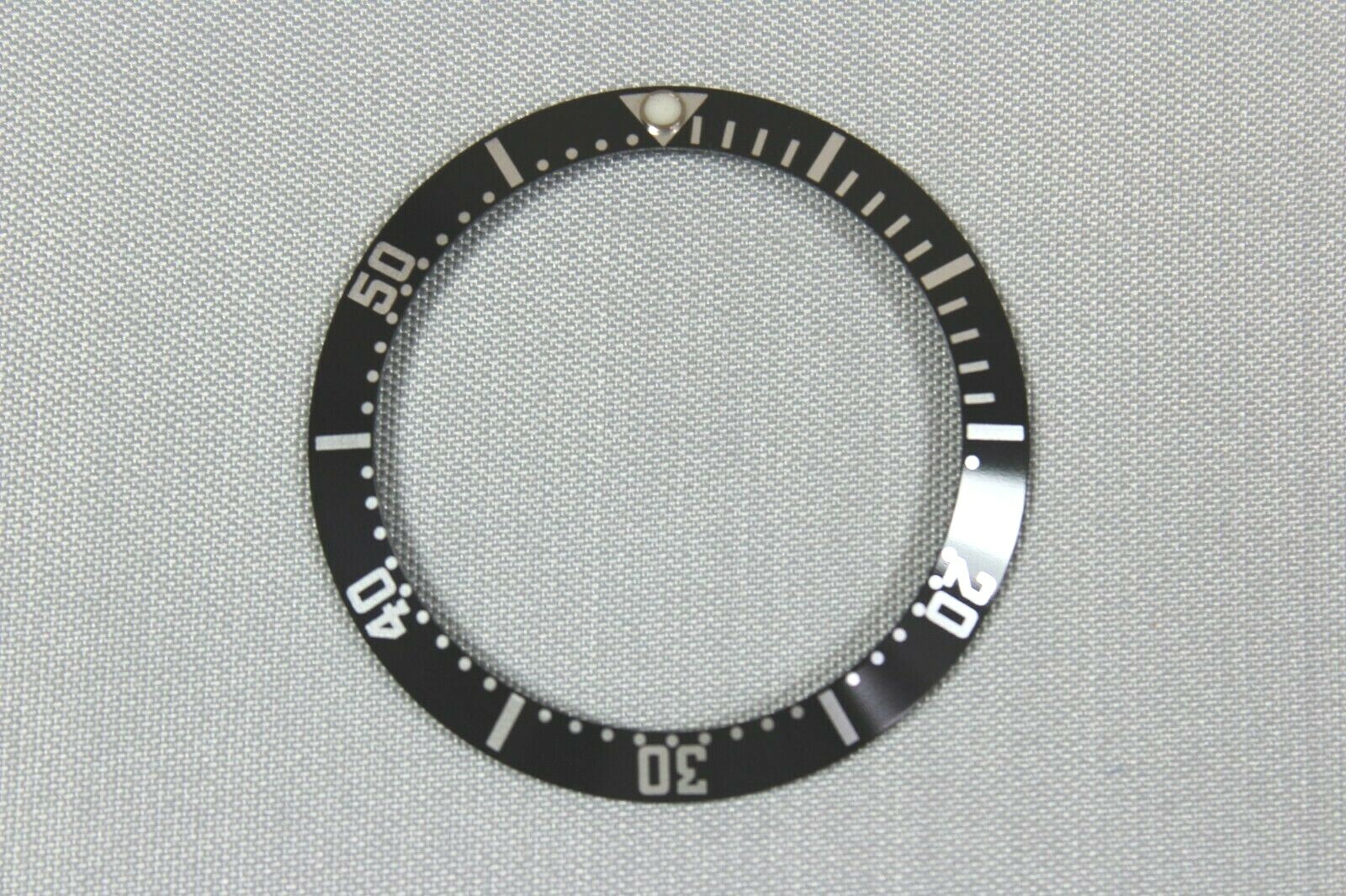 Black Bezel Insert for Omega Seamaster Diameter 38.1×30.6 Case Size 41mm #SM-BLK