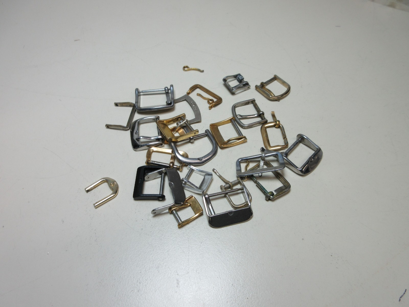 LOT WATCH BAND BUCKLES CLOSER CLASP WATCHMAKER REPLACEMENT PARTS #96