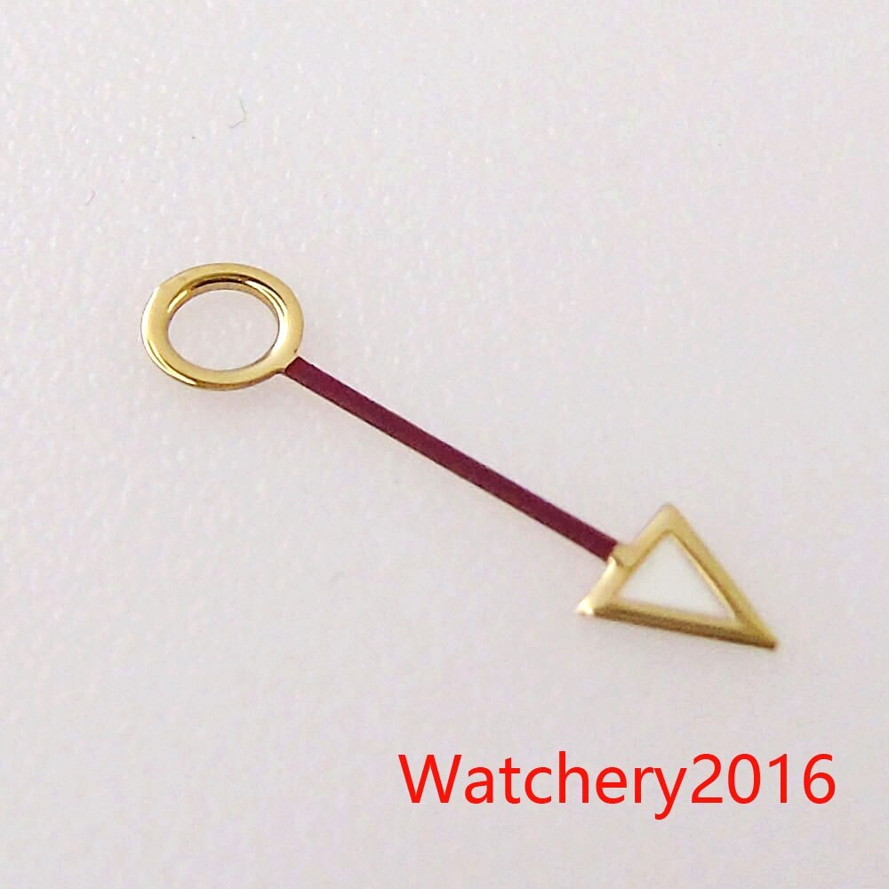 Bliger NEW Watch Hands Blue Red Rose Gold 2.2mm Hole GMT hand Fit NH34 Automatic