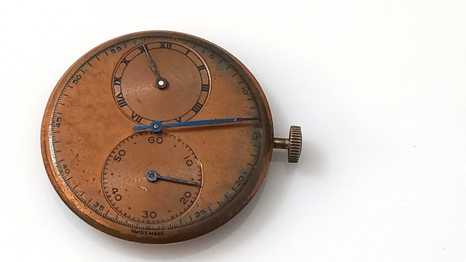 SWISS REGULATOR CAL 200 FHF ( DIAL HANDS & MOVEMENT ) FOR PARTS REPAIR – AS IS