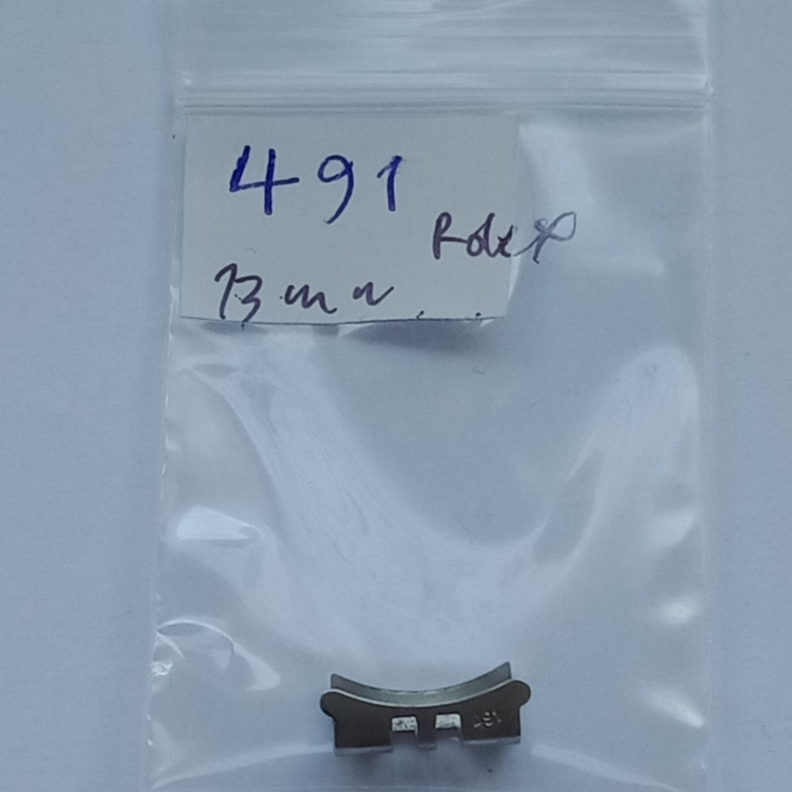 Rolex 1 Piece Original Vintage 13mm 491 end link two tone steel Swiss #Z1
