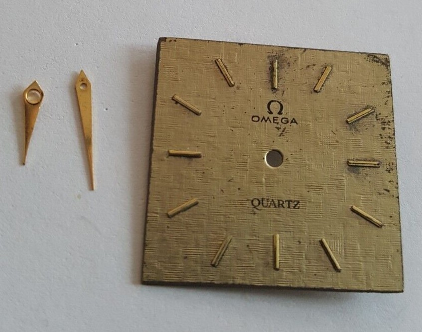 Omega Dial For Caliber 1380 + Hour and Minute Hands