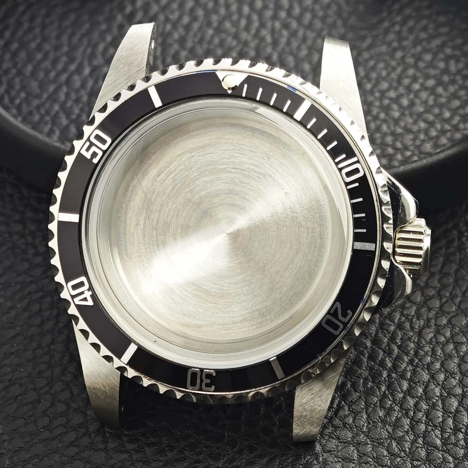NH35 39Mm Case Vintage Retro Dome Glass Watch Case for Retro Submariner NH35 Mov