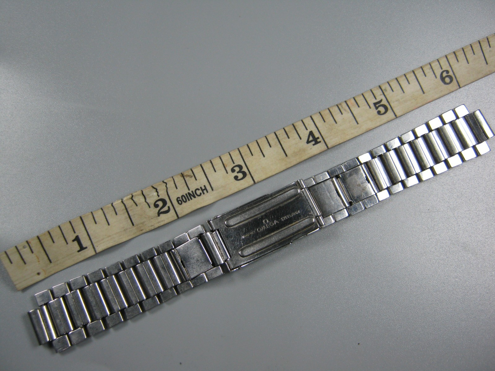 Vintage 1950’s Omega Bracelet 7077 Expandable End Links Missing