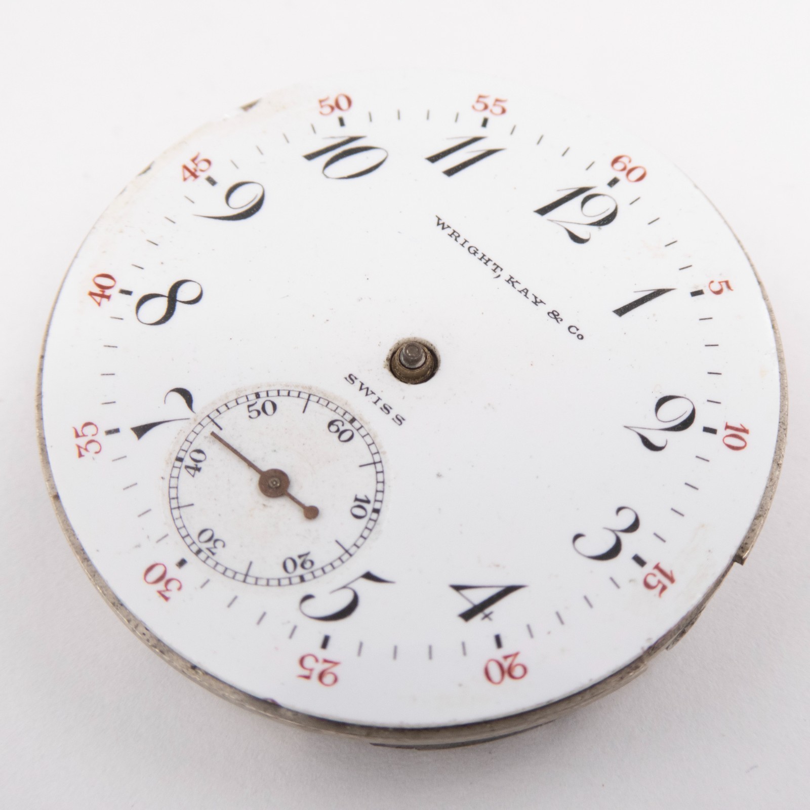 Wright, Kay & Co. / Longines 13.98 15-Jewel Antique Pocket Watch Movement, Runs