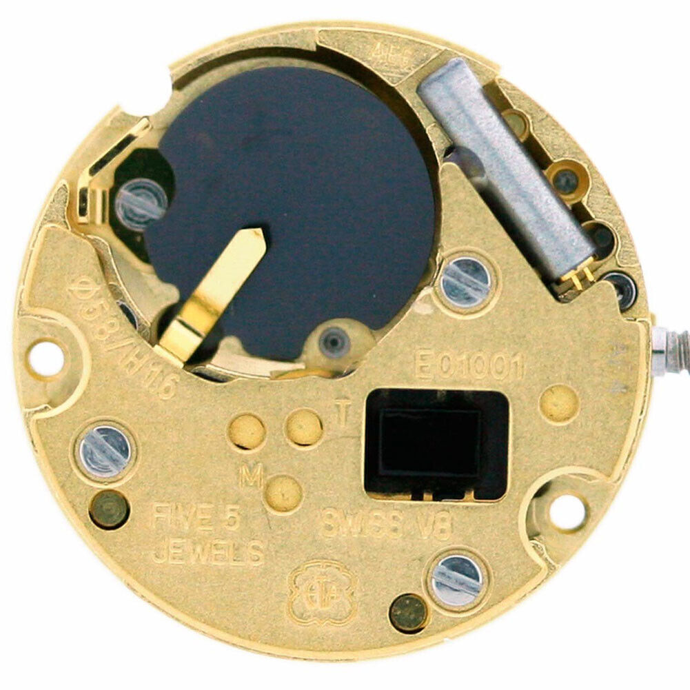 ETA E01.001 Watch Quartz 2 Hands Movement Swiss Made Movement