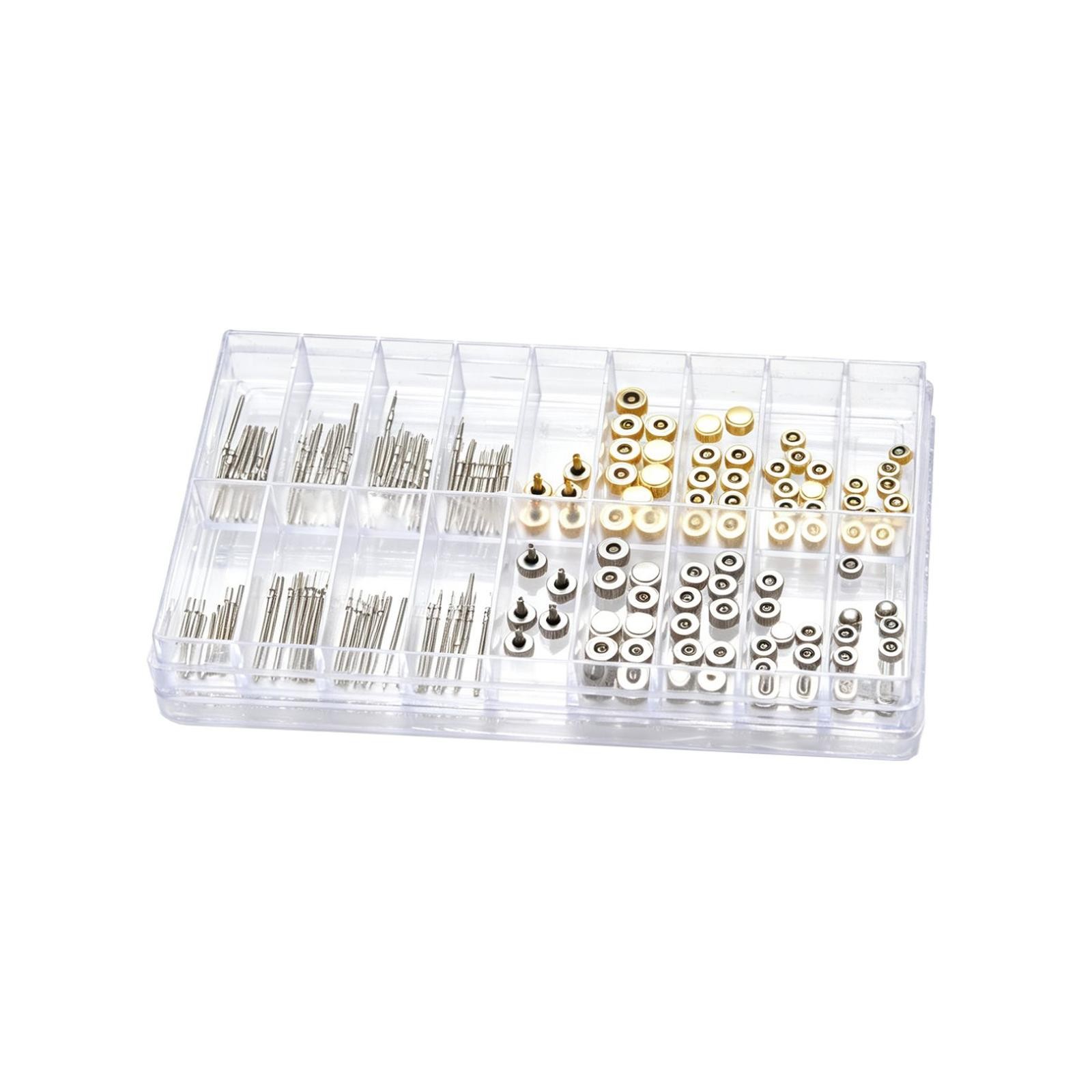 1 Set Watch Stem Watch Crown Parts Box Set Assortment Quartz Watches Parts c