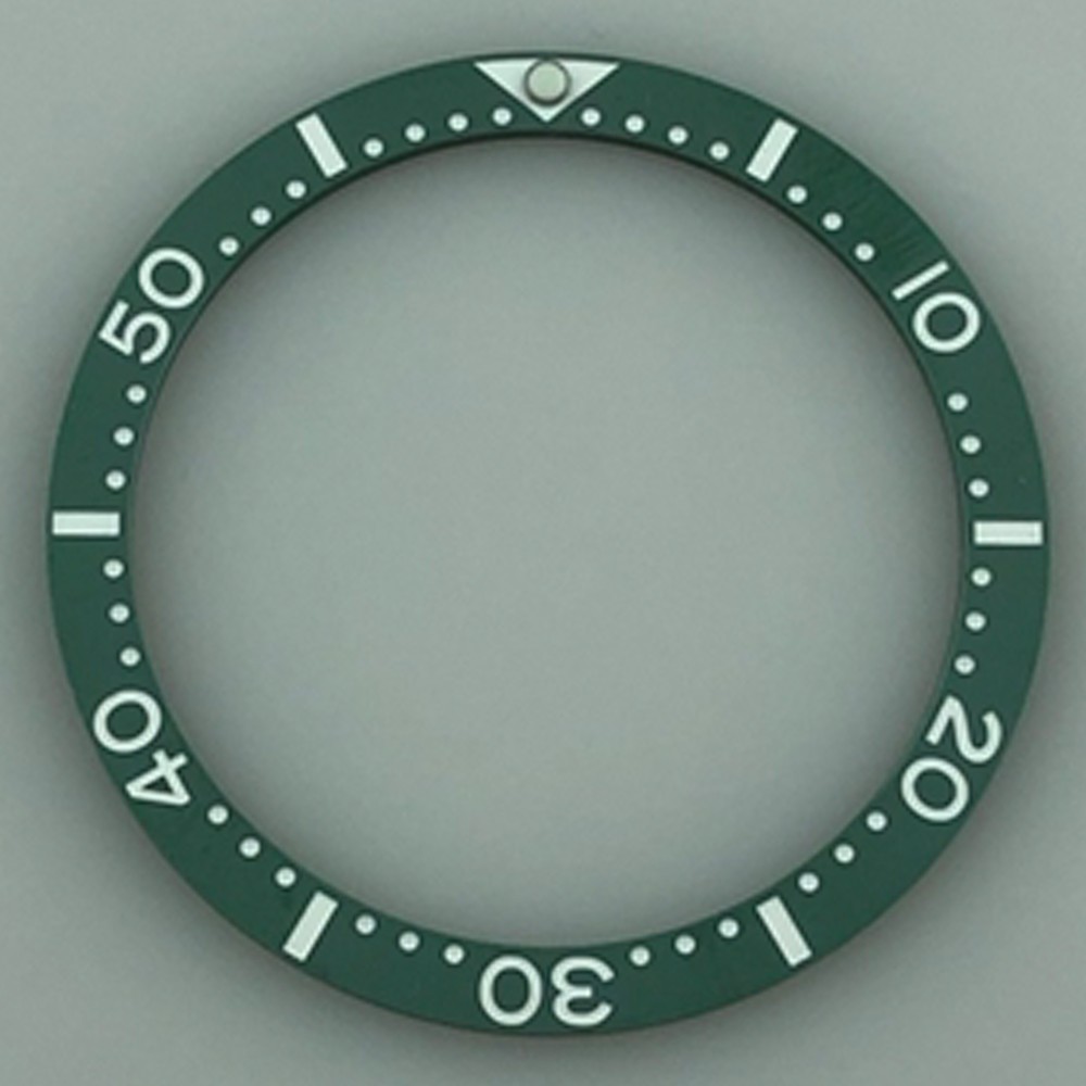 38mm*31.5mm Ceramic/Stainless Steel Bezel Green Gray Black Blue Watch Parts