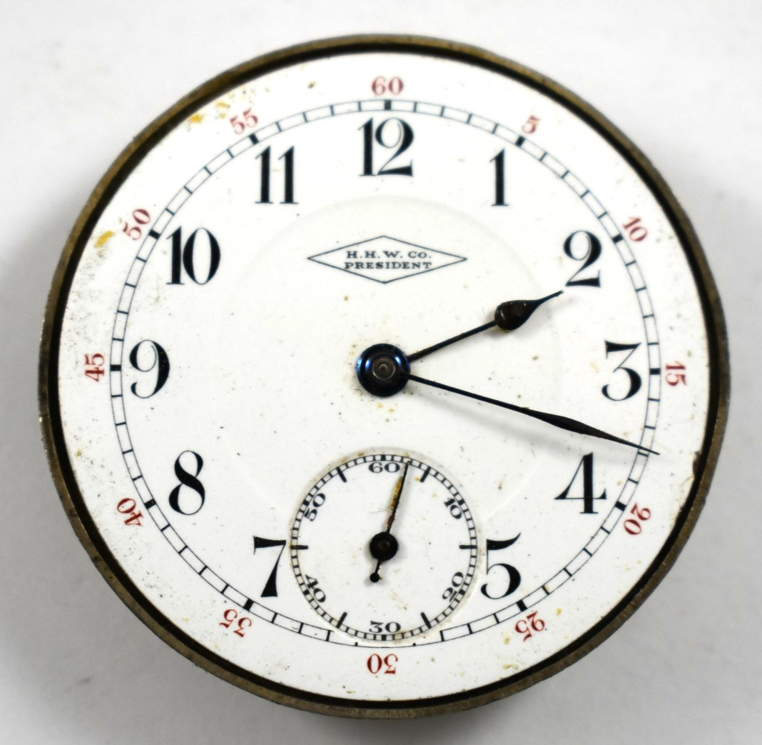 Vintage Swiss Made Terrase Watch Co 12s 21J OF Pocket Watch Movement lot.v3