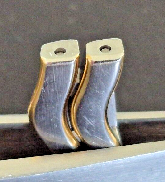 EBEL 12.8mm Double Link Sport Wave Classic Link Gold and Steel with pins extra