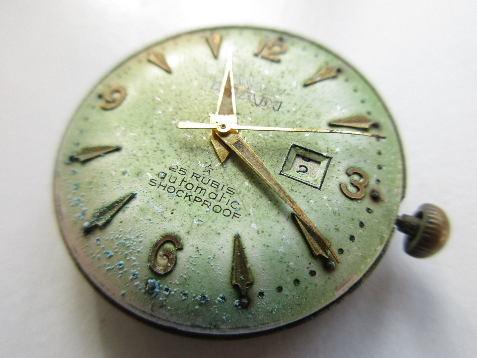 Otero cal. 48 vintage automatic 25 jewels watch movement – running