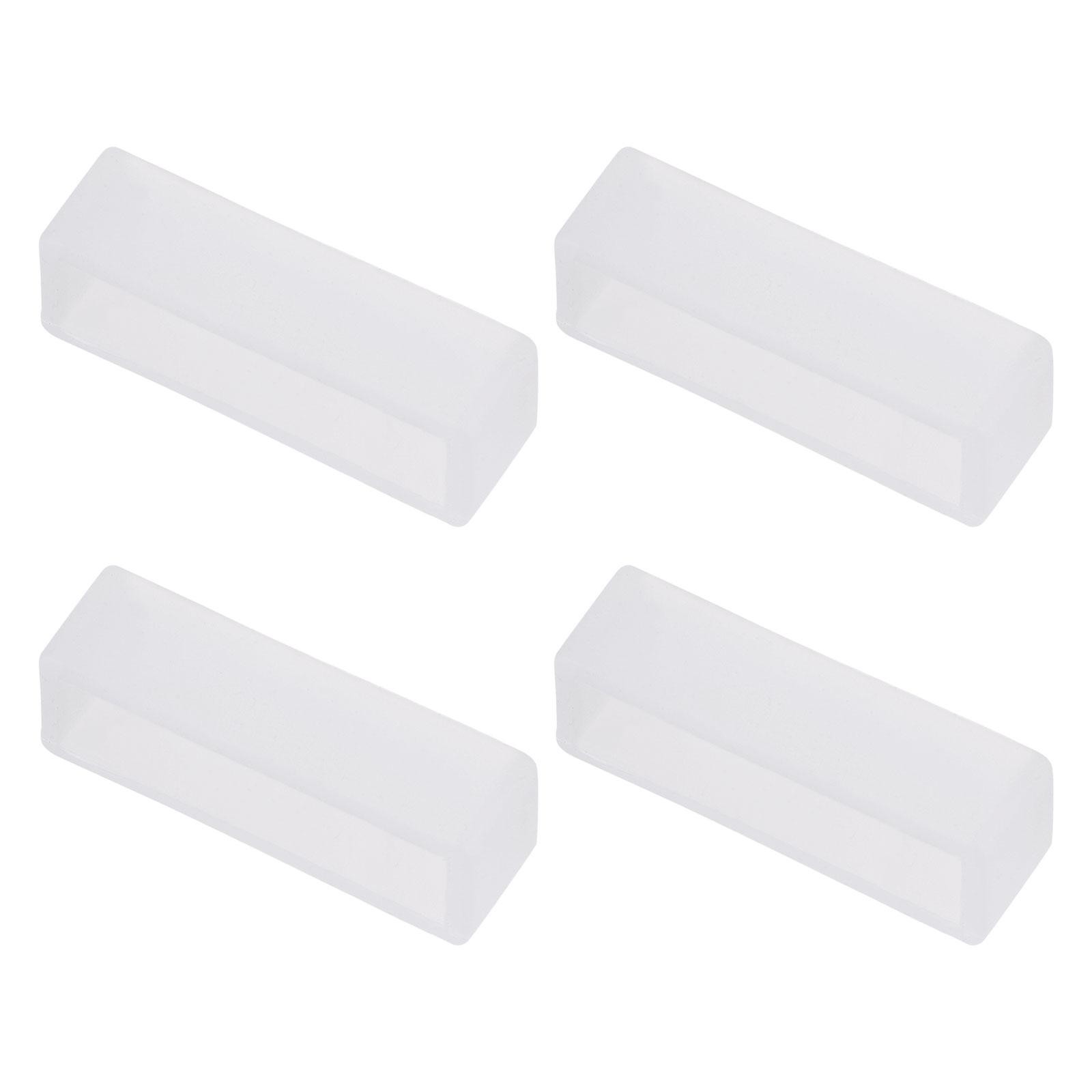 Watch strap Slots, for 26mm width watch strap, transparent 4 pcs