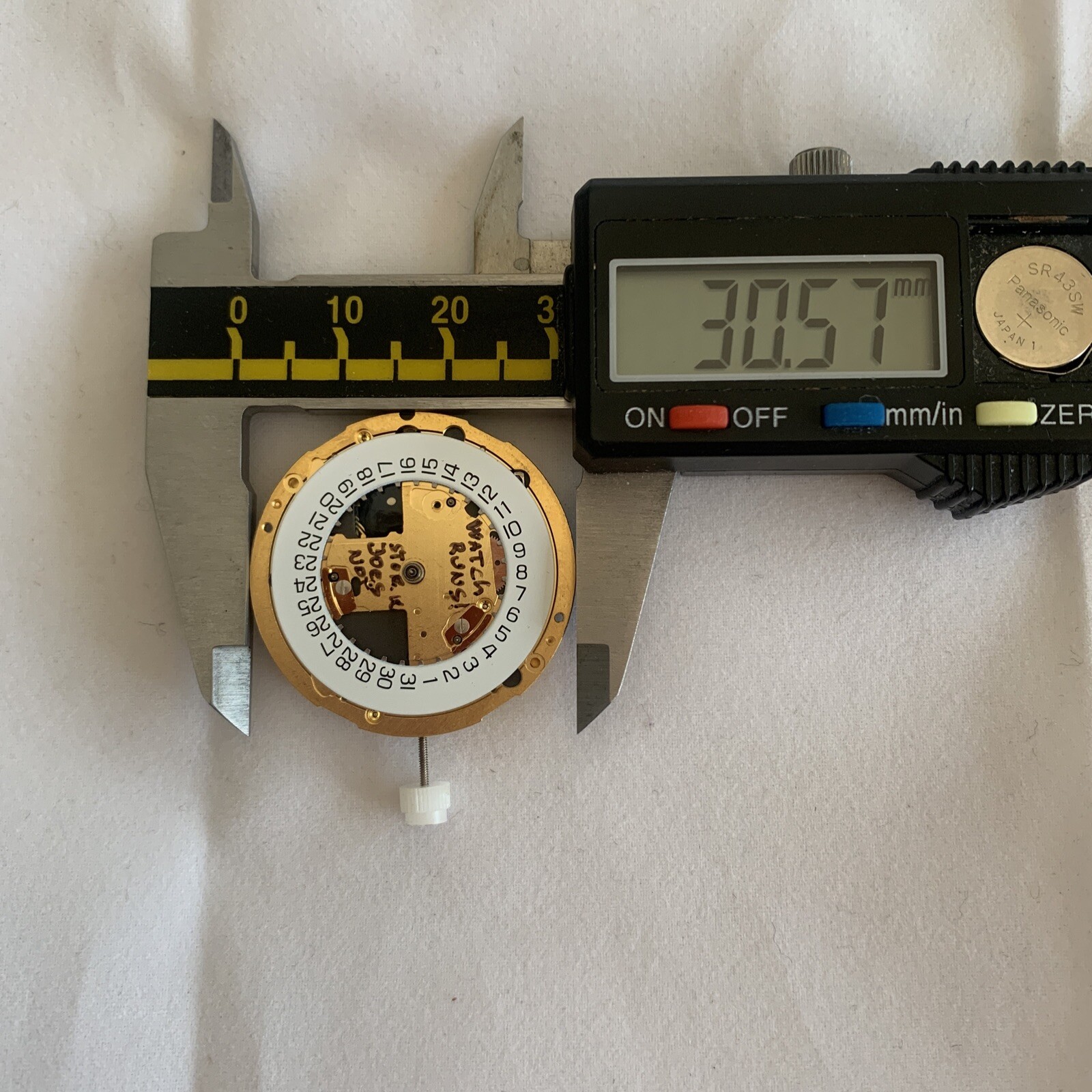 ETA 251.262 Chronograph Watch Movement Authentic Swiss Made