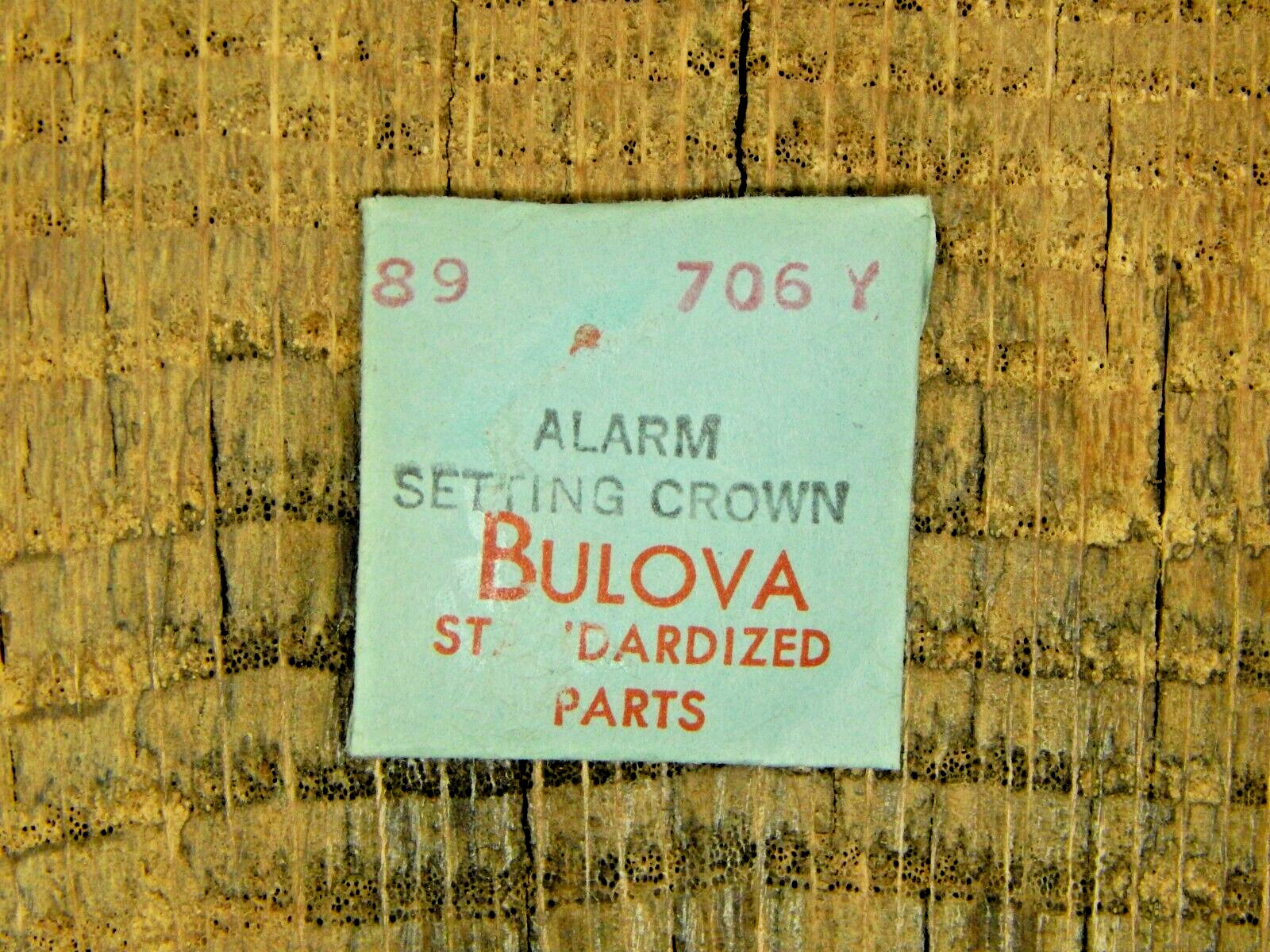Genuine Bulova 89 Alarm Setting Crown 706Y Quan. 1 Watch Part NEW OLD STOCK