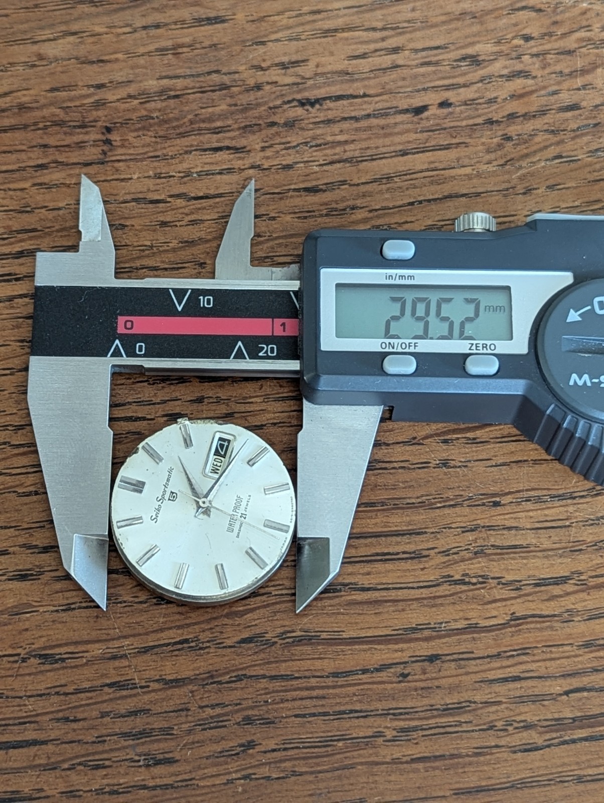 Seiko Sportsmatic, Cal 410 Movement/Dial/Hands, Ticking for Restoration #S630