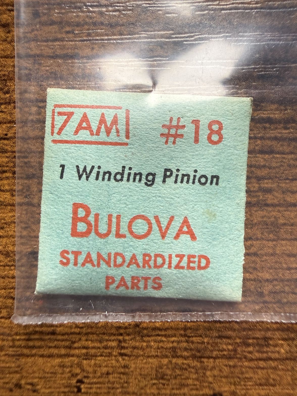 Bulova 7AM #18 Winding Pinion NOS Genuine Vintage Watch Part