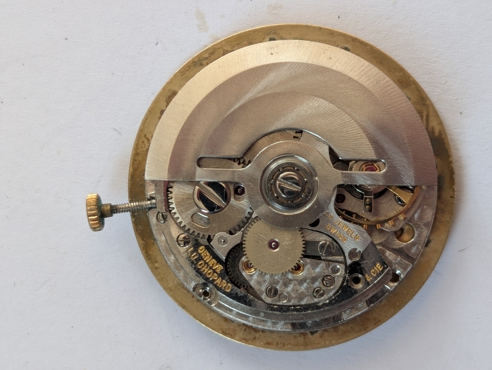 Vintage Chopard Branded AS 1716-17 Automatic Watch Movement (Spares/Repairs)