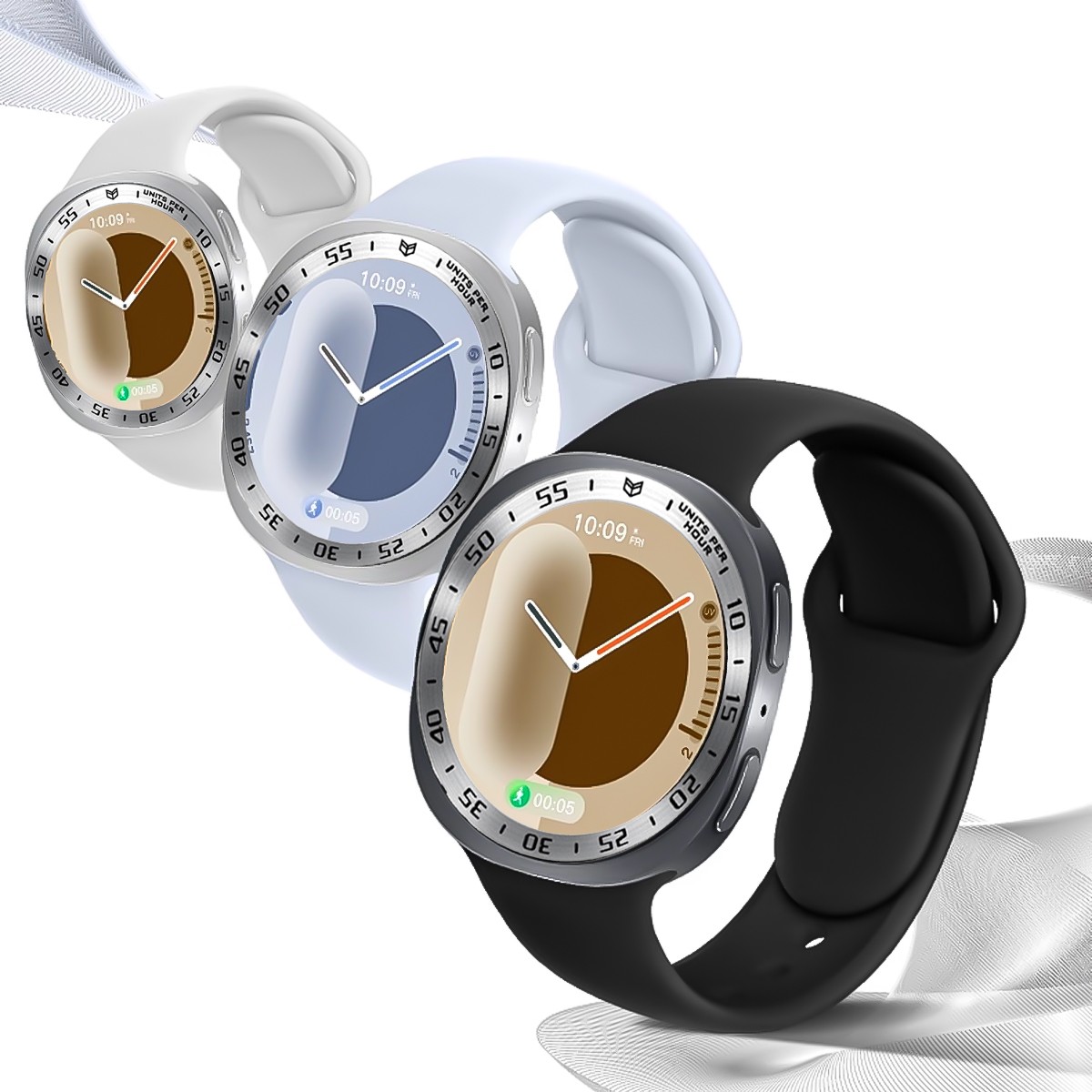 For Samsung Galaxy Watch 8 Classic 40/44/46mm Metal Bezel Ring Protective Cover