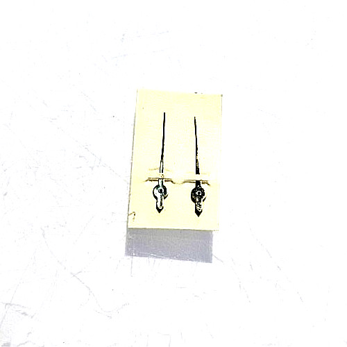 Men’s Sub-Second Wristwatch Hands Silver Spear 6mm “2” each