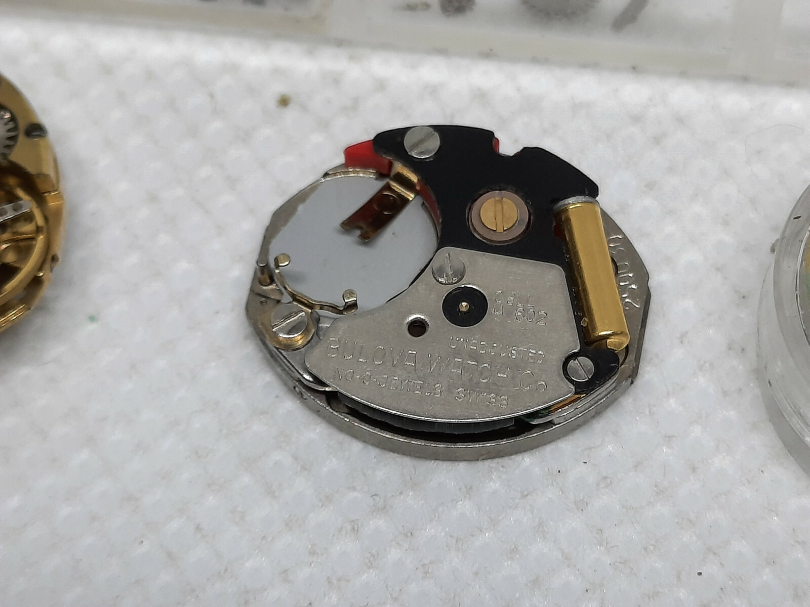 Lot of Various Vintage Bulova Ladies Watch Movement Parts 1960′ / 1970′ / 1980′