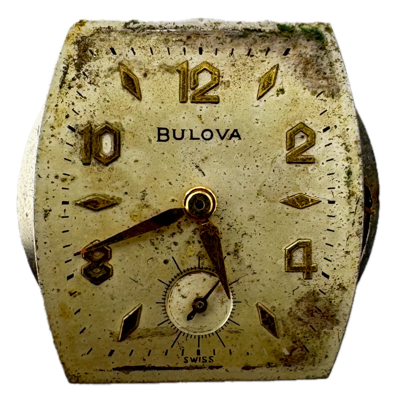 Vintage 23.5mm 1952 Bulova Classic 15J Mechanical Wristwatch Movement 10BT Swiss
