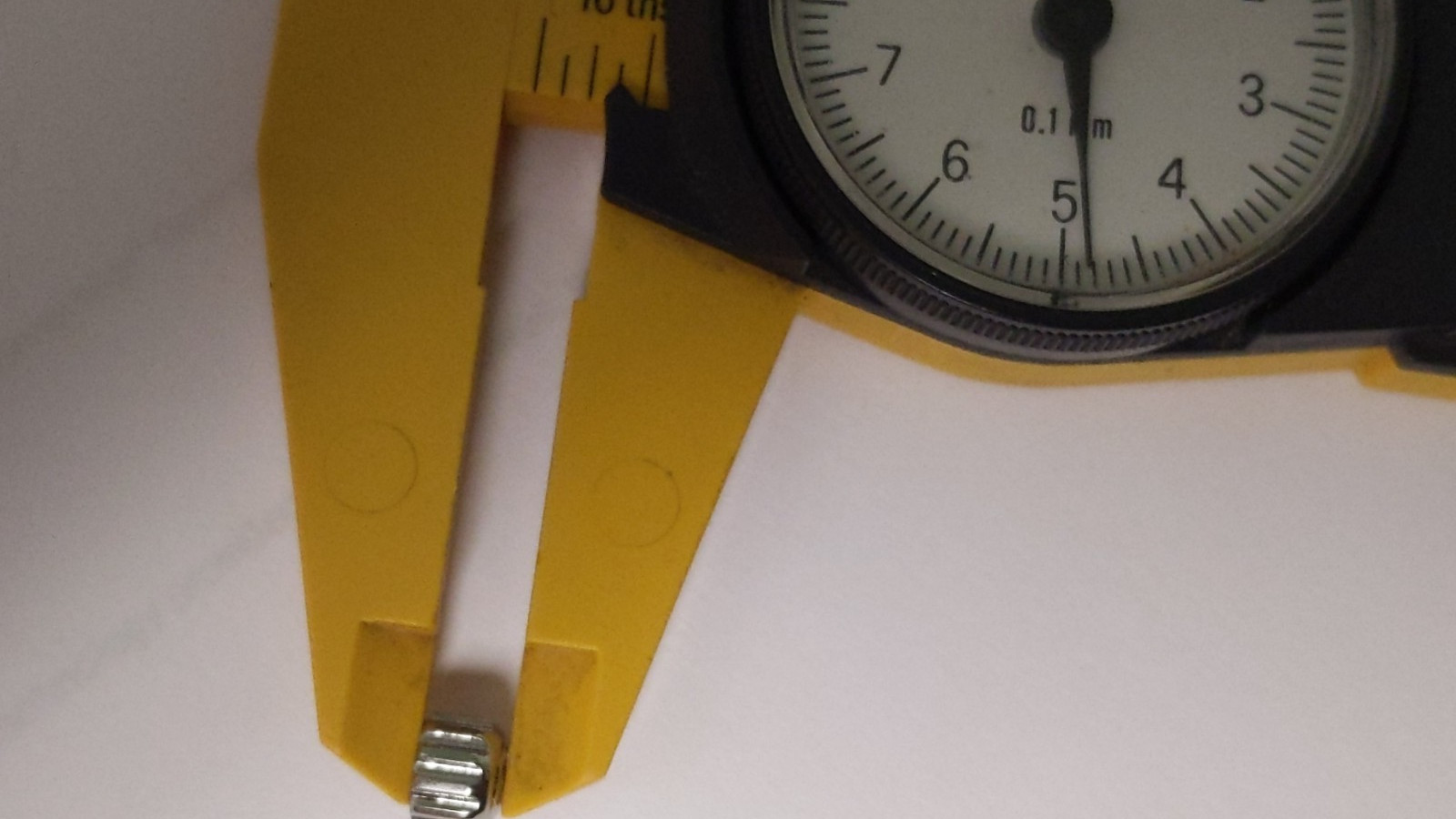 Tag HEUER CROWN S/S WHITE Cav 6501 and tube, approx 6.5mm diameter, SCREWDOWN TY