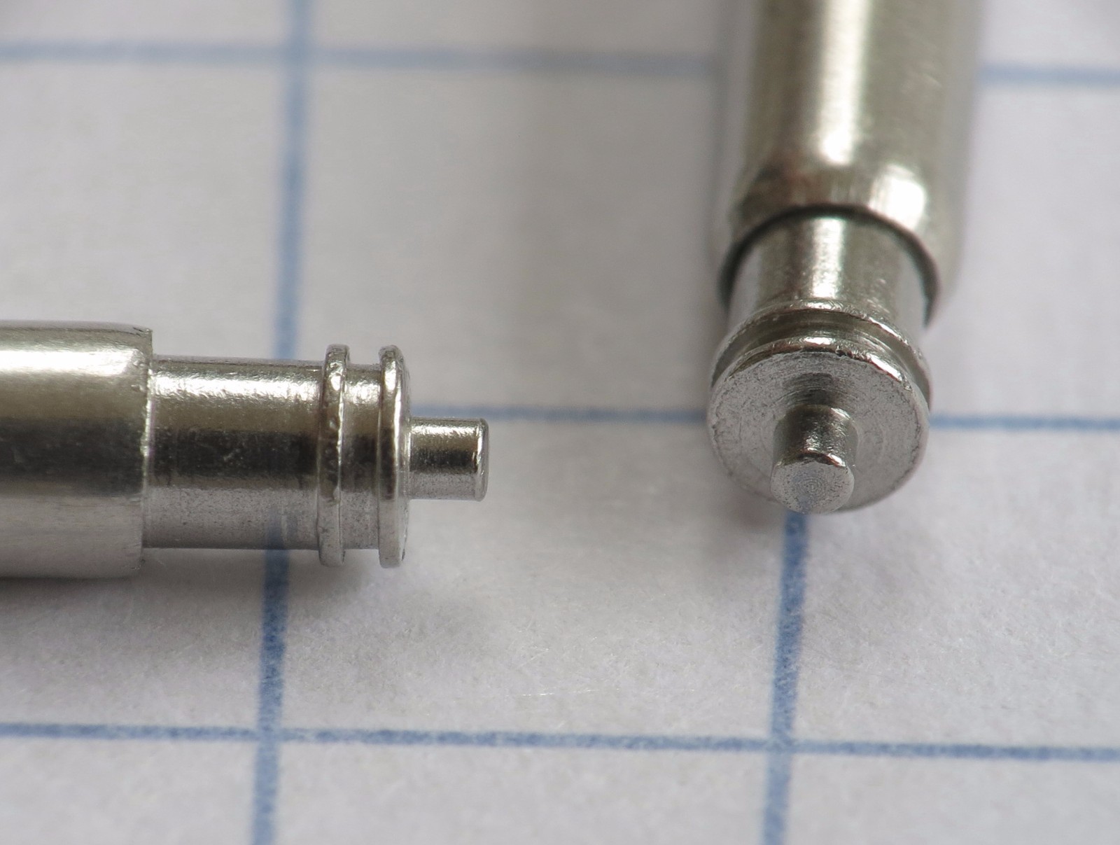 2 * 22mm High Grade, Stainless Steel Double Shoulder Spring Bars Seiko FAT 2.5mm