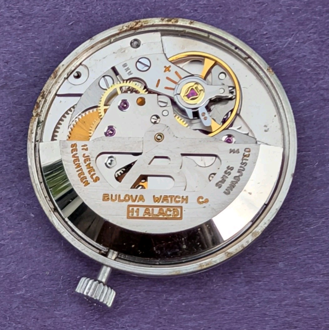 Bulova 17 Jewel Movement (cal 11AFC), Sweep Second., in Running Order