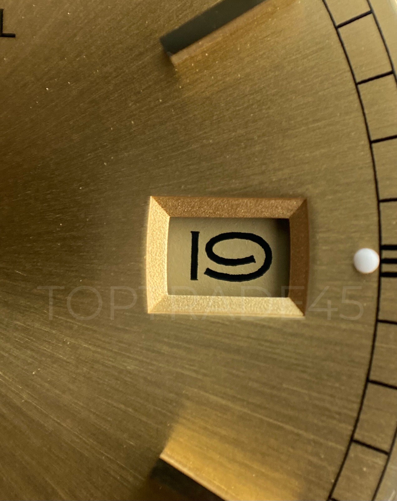 AFTERMARKET Open 6 & 9 Rolex 3135 Champagne Date Disc Serifs Wheel Vintage 3175
