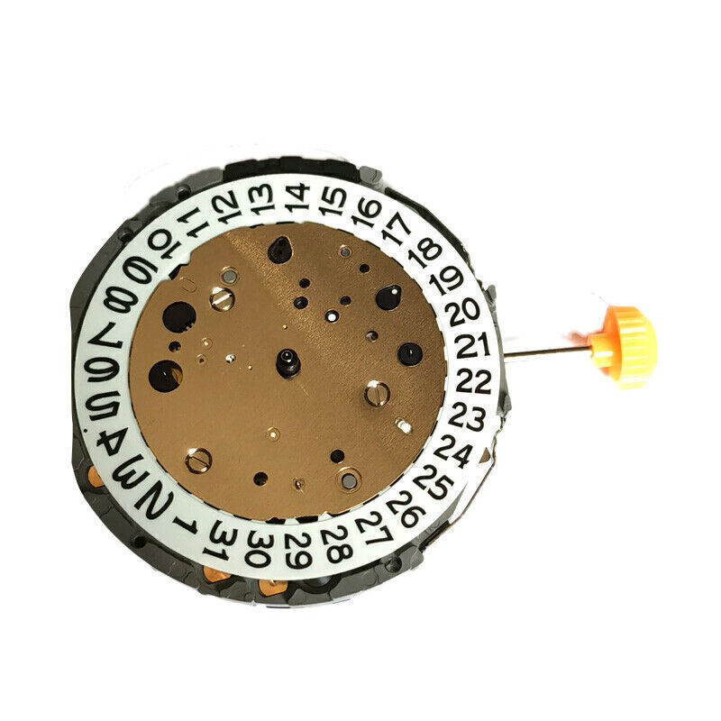 For MIYOTA JS25 Quartz watch movement Date At 6′ Japan Made replace repairs