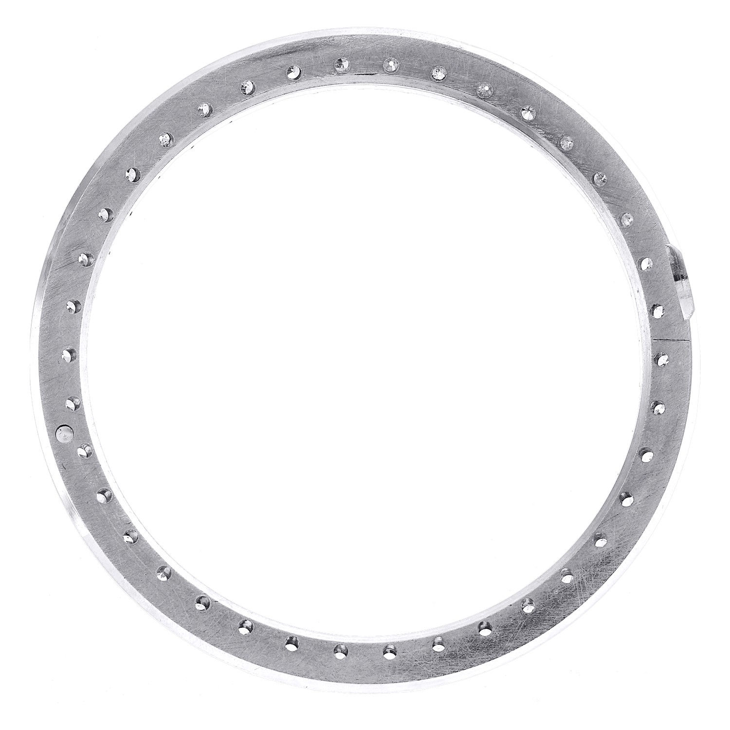 Custom U-Cut Prong Set Diamond Bezel For Rolex DateJust Fits 36mm Watch 3.15 CT.