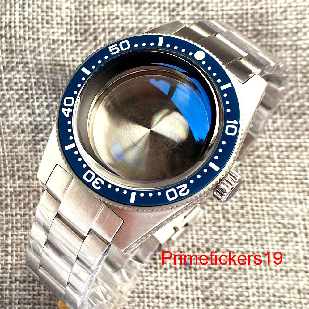 300M Watch Dive Case Steel Strap Sapphire Glass Fit NH35 ETA2824 PT5000 Movement