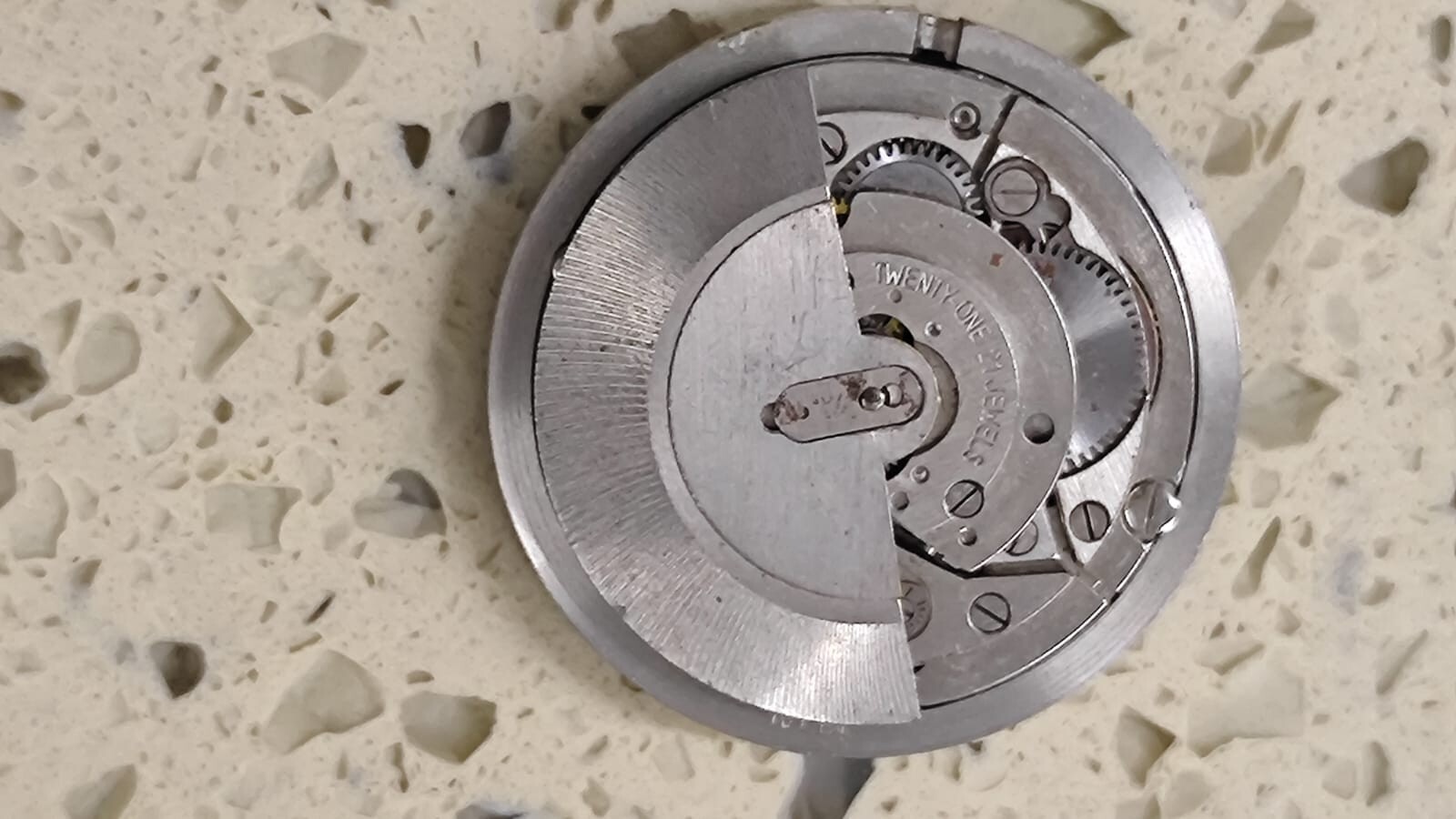 Tissot CAL 784 Automatic Movement with Dial Visodate Seastar WORKING For parts