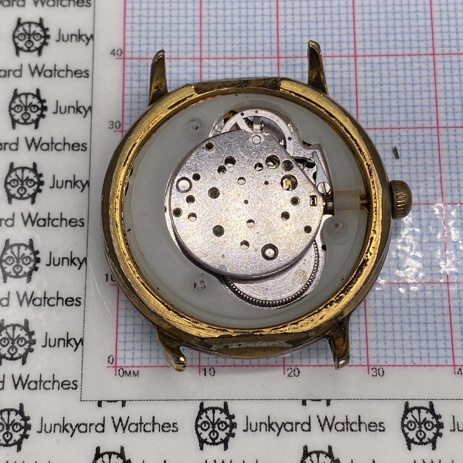 Vintage Timex Calendar Date Watch Movement Repair Parts Spares Great Britain