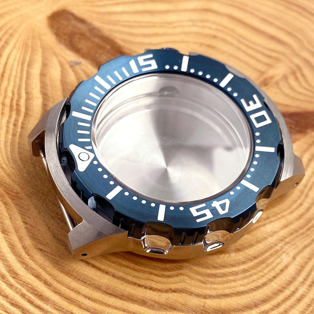 20ATM Dive Monster Watch Case 42mm Steel Bracelet Sapphire Crystal Fit NH35 NH36